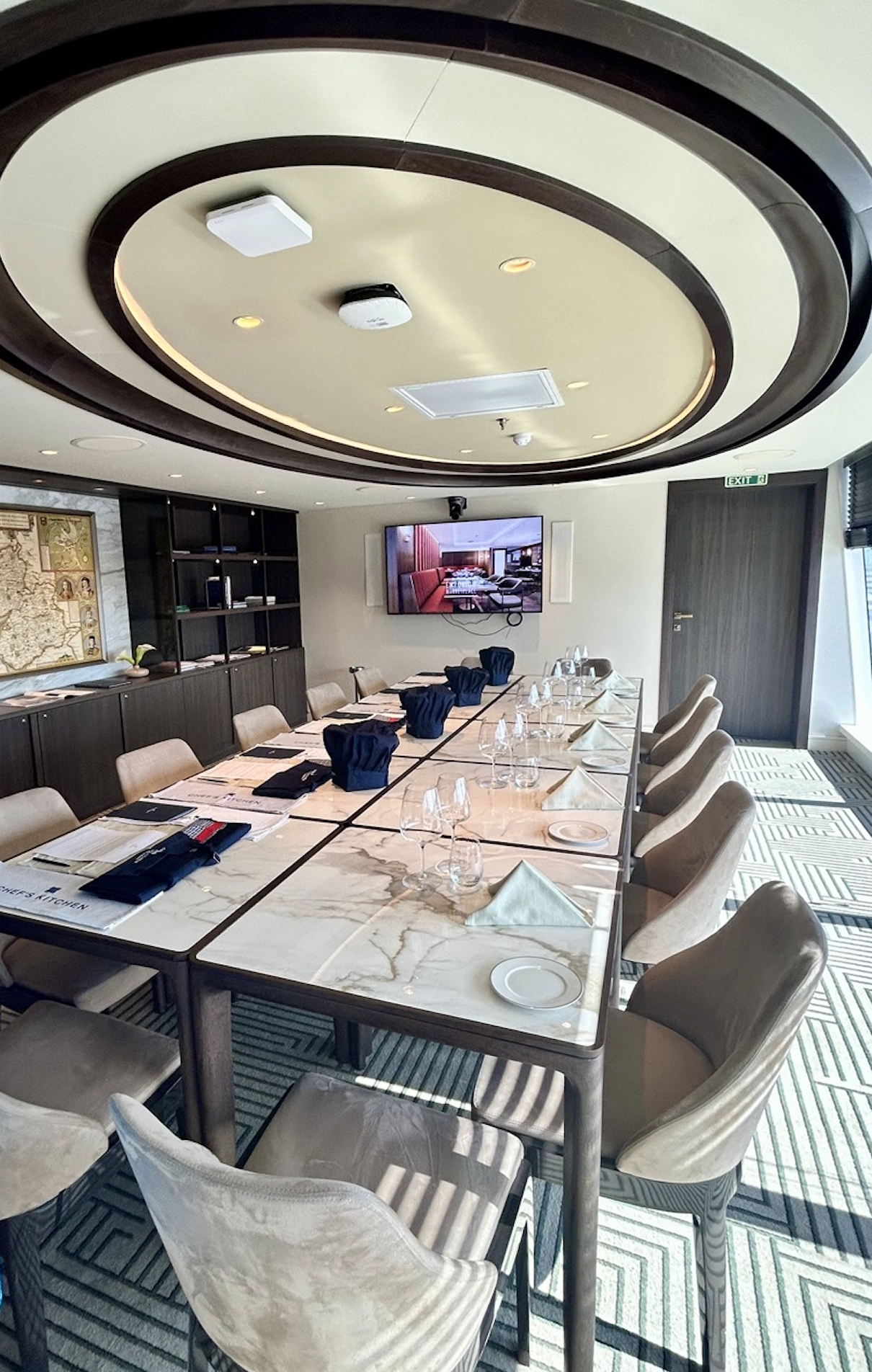 Chef's table private dining room